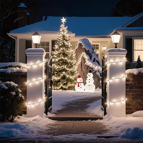 Miniatura 5 de 150luces verdes de Navidad, tira de luces con cable verde de 50pies, con certificación UL, juego de mini luces de calidad comercial, para fiestas en