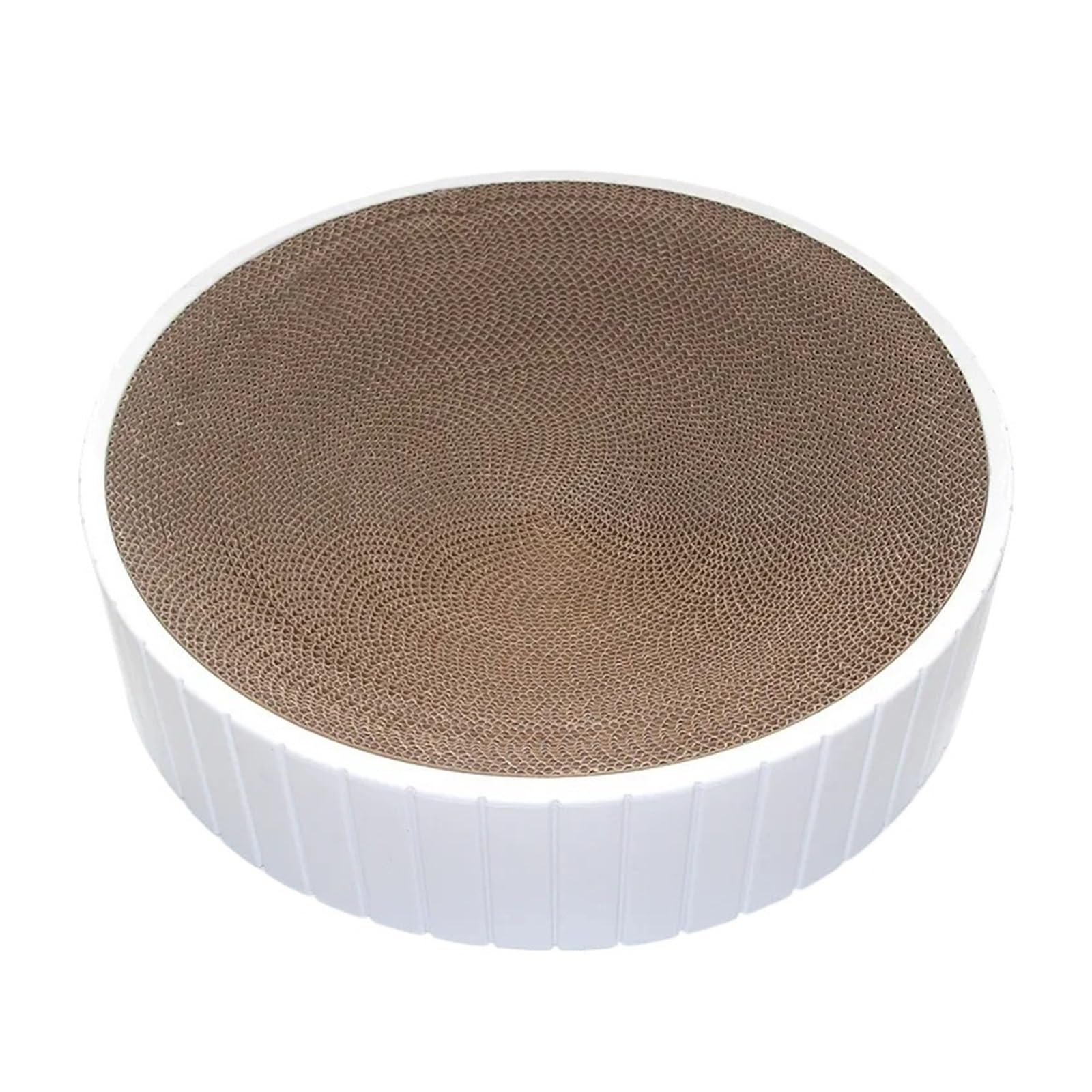 Jouet griffoir chat carton ondulé blanc lit canapé tapis griffer taille S