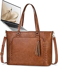 NUBILY Women's Business Bag, Tote Bag, Large Capacity, Recruit Bag, A4 Compatible, Job Hunting, PC Bag, 15.6 Inches, Work Bag, Waterproof, Freestanding, Handbag, Shoulder Bag, Business Trips, Job