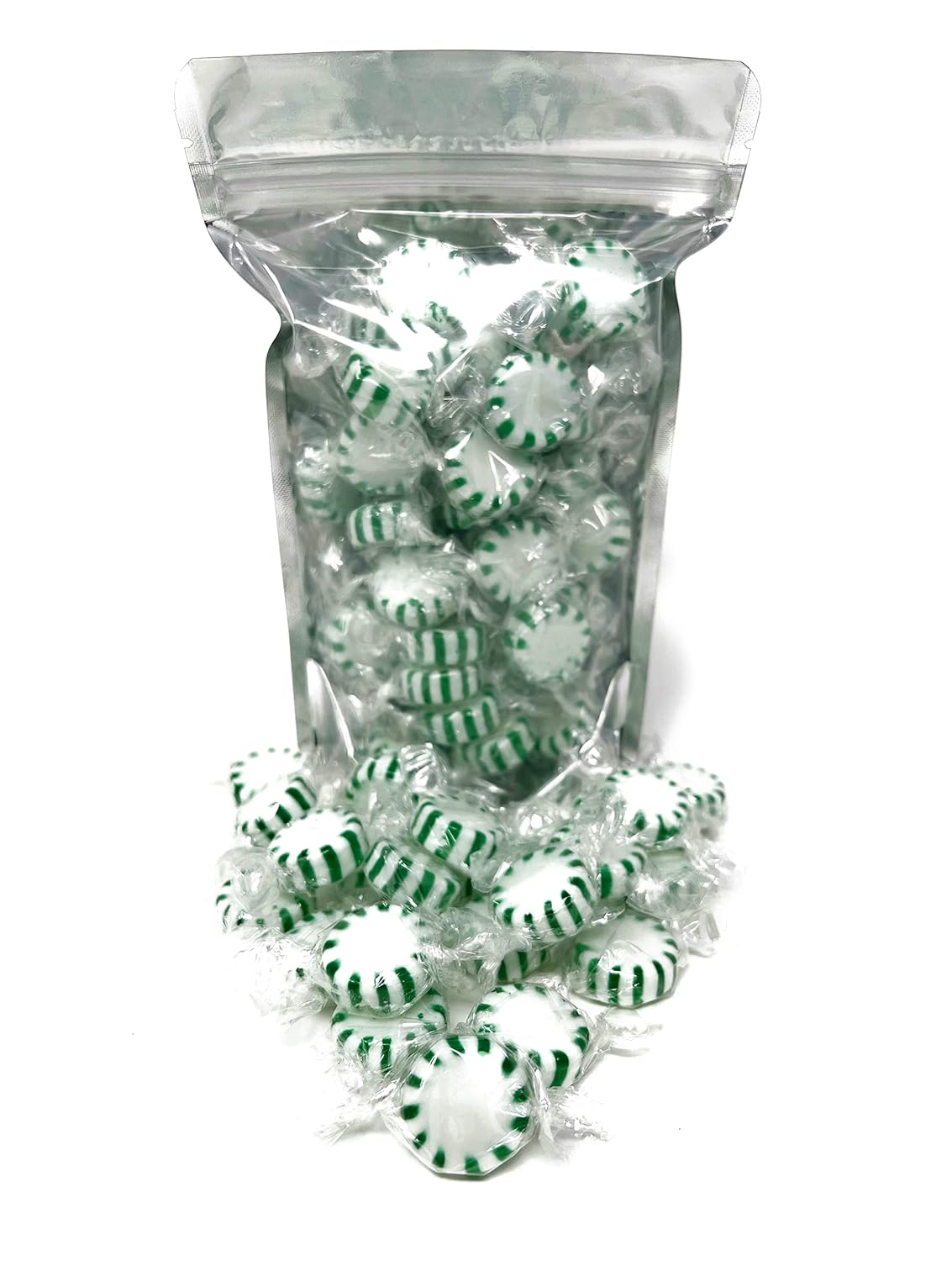 Spearmint Starlights Hard Candy Mints - 1 lbs - Spearmint Flavored Old School Disks Classic Hard Candies - American Vintage Candy Snack - Individually Wrapped, 16 oz. (Pack of 2)