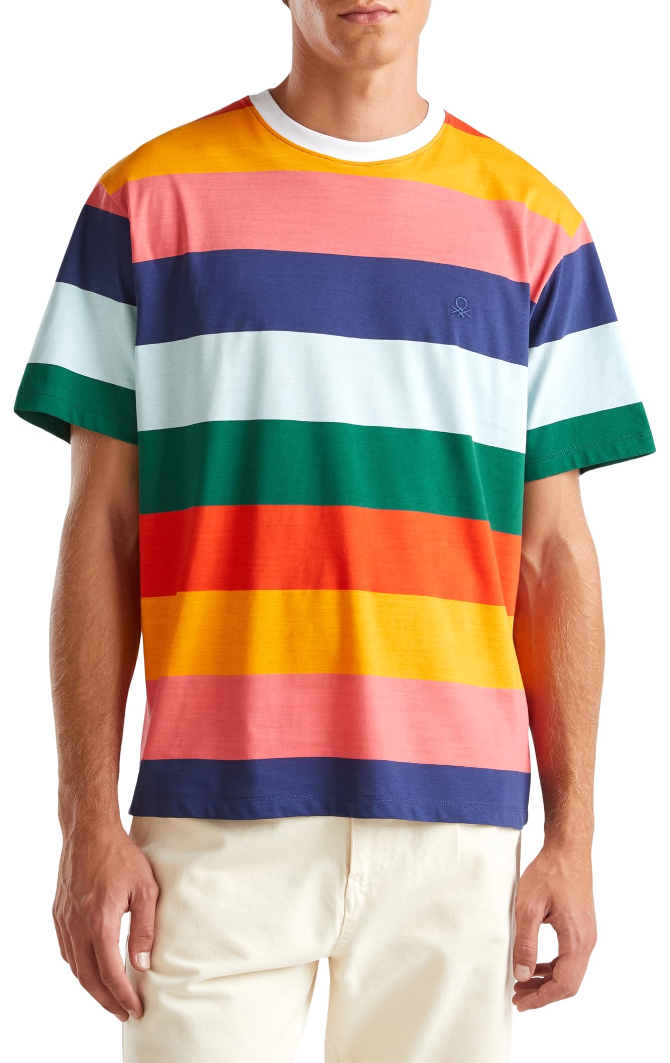 United Colors of Benetton Men's T-Shirt, Multicolour, M