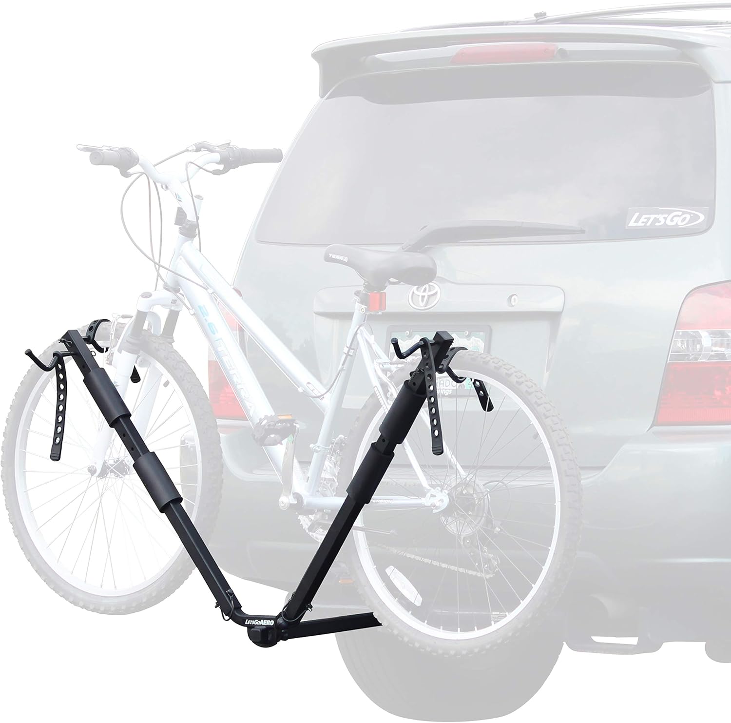 Let's Go Aero NEO™-2 Two Bike Hitch Mount V-Rack (Model B01748)