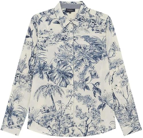 Caroll Blusa, Azul Marino, 34