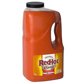 Franks RedHot Mango Habanero Wings Sauce, 0.5 gal