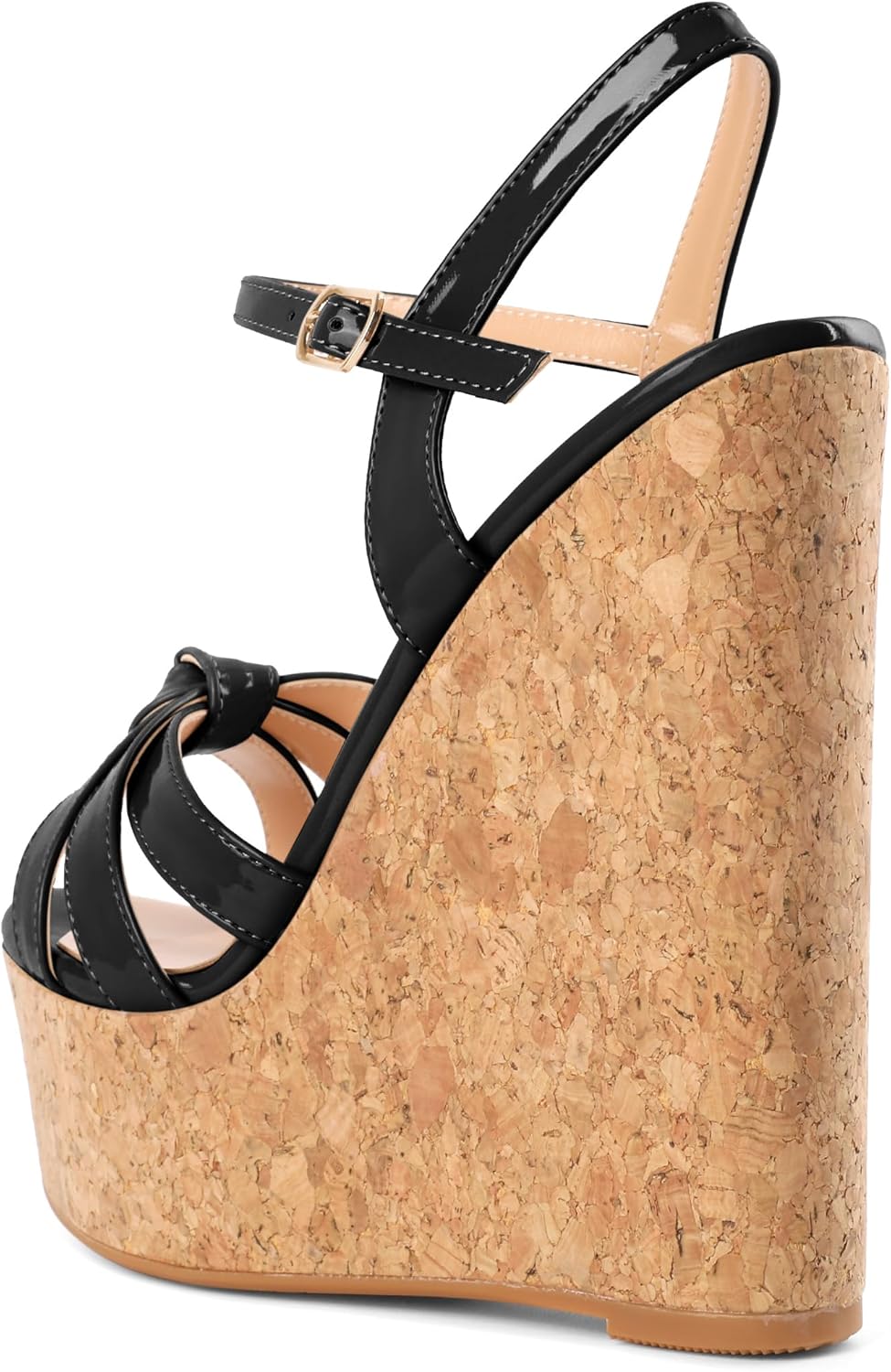 YODEKS Women's Platform Wedges|High Heel Wedge Sandals|Ankle Strap Open Toe Platform Heels - Image 6