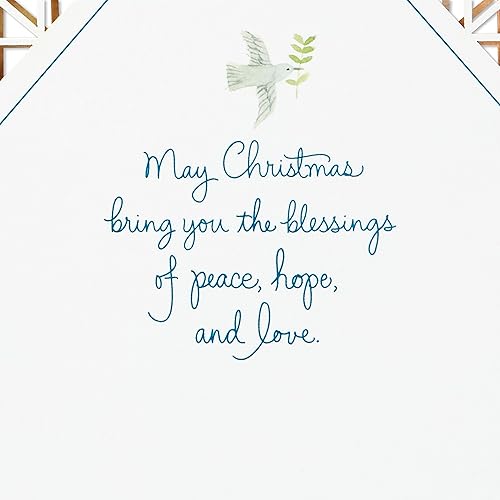 Miniatura 3 de Hallmark Paper Wonder Displayable Religious Pop Up Christmas Card (Nativity Scene) Belén ilustrado, 1 desplegable con sobre,4 tarjetas emergentes