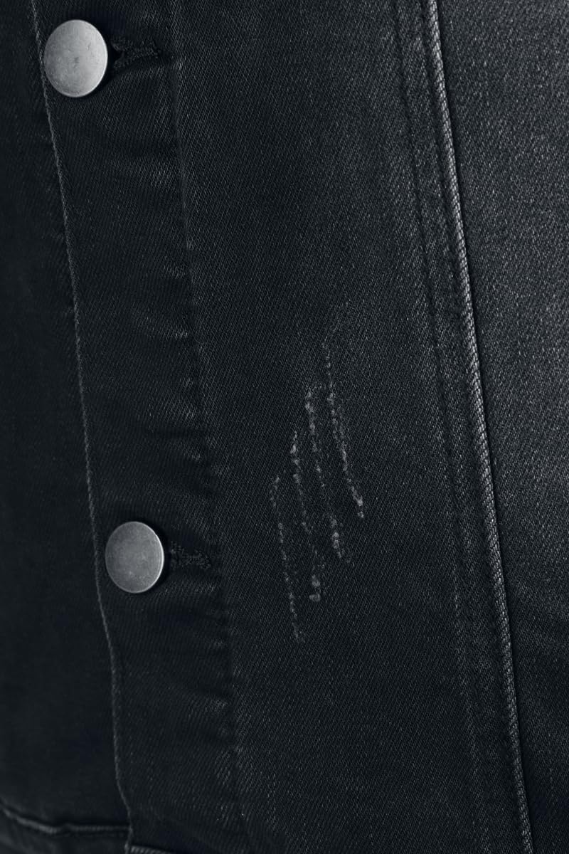 Chaleco vaquero gris Black Premium by EMP Hombre
