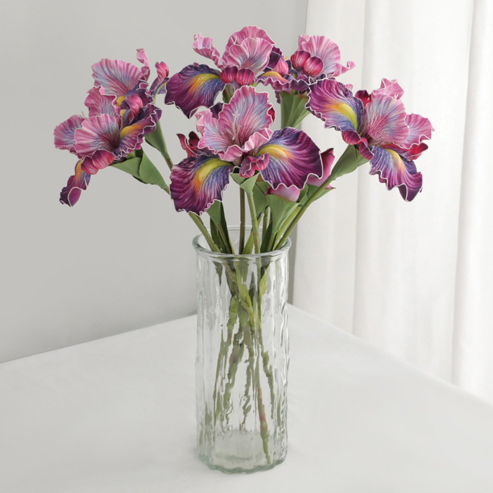 10 künstliche Blumen, Höhe: 45 cm, hohe lichtbeständige Kunstblume für Hochzeitssträuße, Heimdekoration, Hochzeit, Weihnachtsdekoration