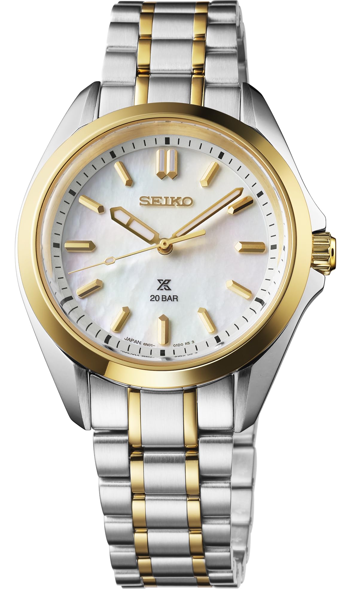 Prospex Women's Watch – Stainless Steel, Water Resistant, Date Display