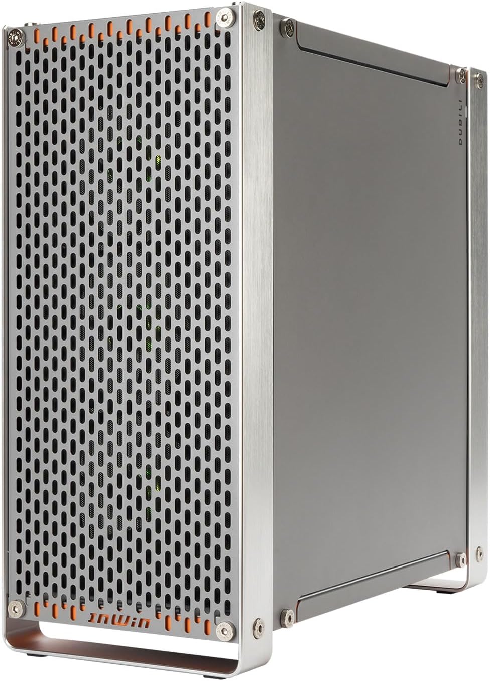 InWin Dubili Full Tower Gaming Chassis (iBuildiShare Series) w/Preinstall ARGB Fan x 4 (Titanium Grey)