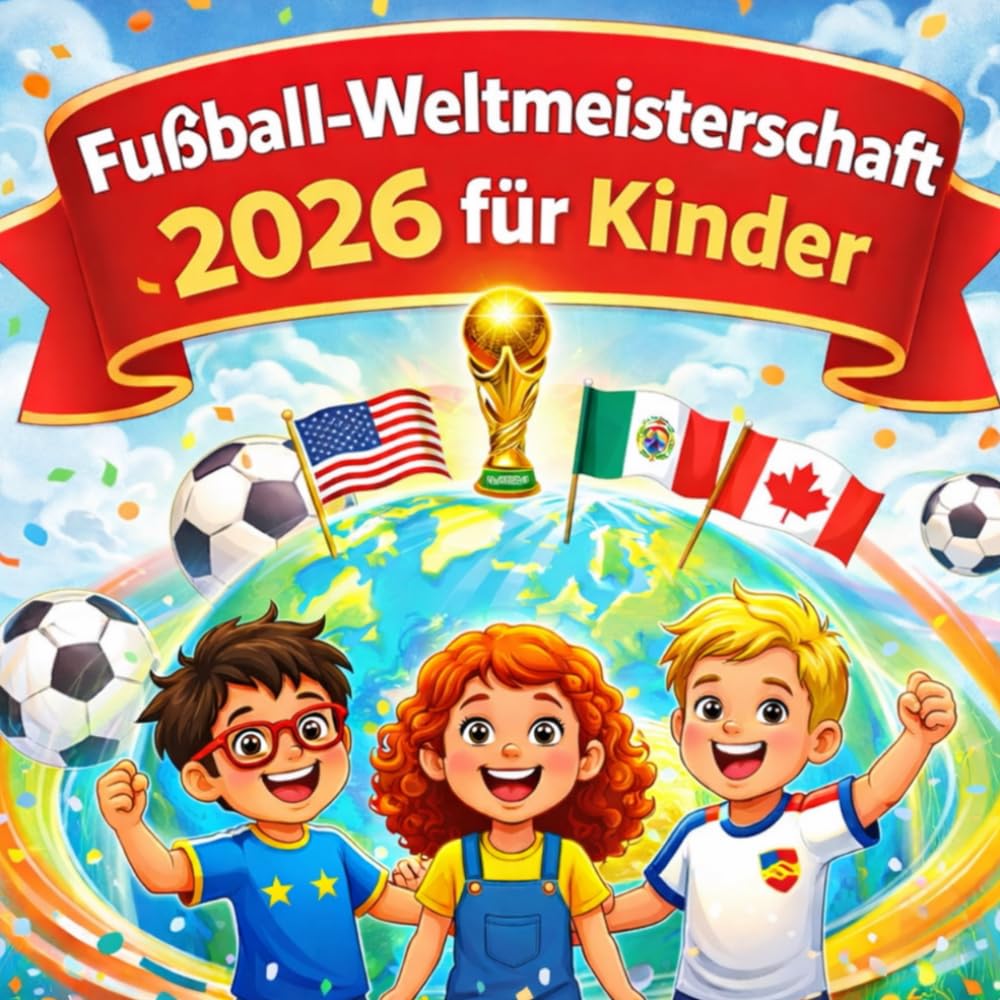 Fußball-Weltmeisterschaft 2026 für Kinder: Ein illustrierter Leitfaden über Fußball, Teams und die größte Weltmeisterschaft aller Zeiten