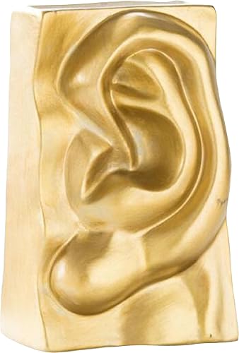 Hear No Evil Ear - Jarrón  Hecho a mano  Pintado a mano  100% cerámica  Incluye 1 jarrón  Disponible en 2 acabados  Paquete de trío disponible