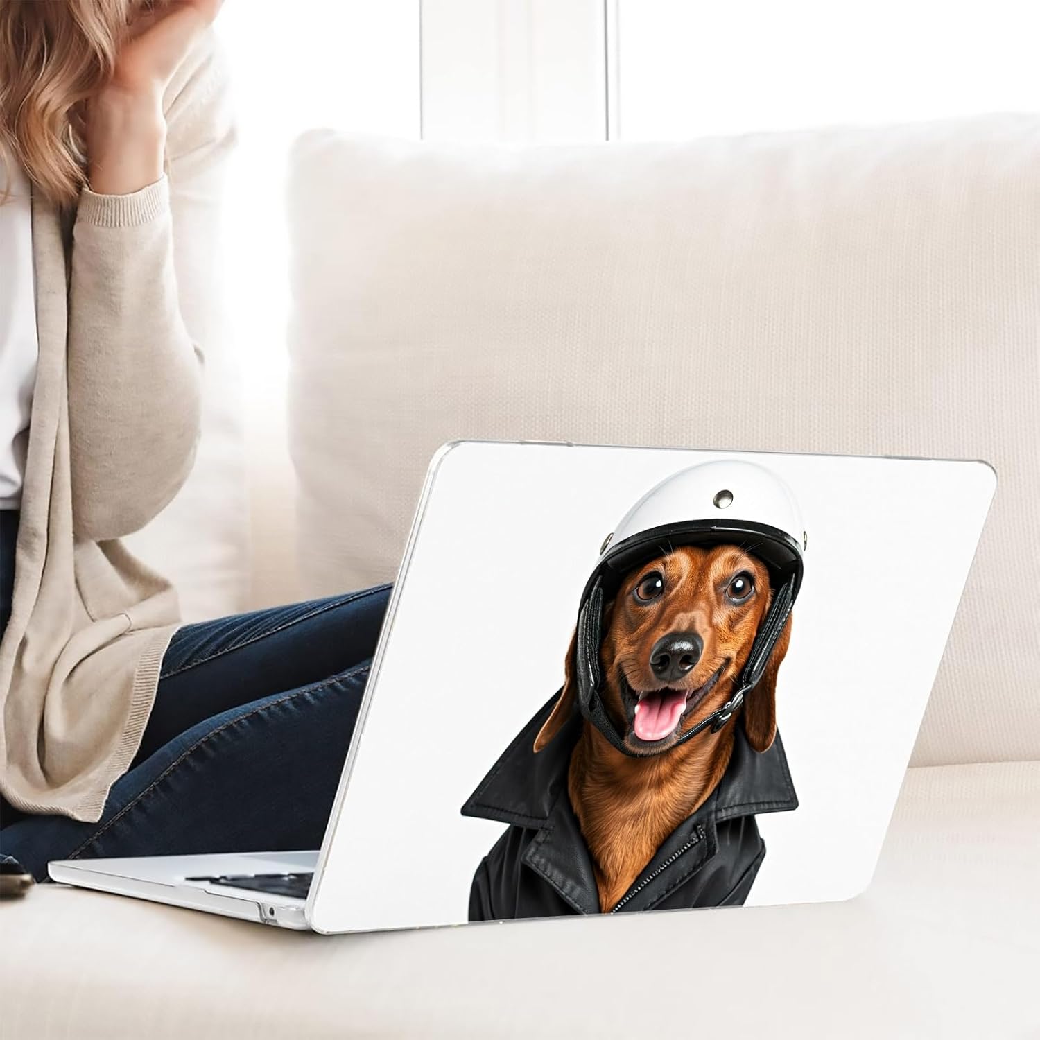 Compatible with MacBook Neo 13-inch, Hard Shell Case with Keyboard Cover and Screen Protector (A3404 A18 Pro chip, 2026 Release) - Dachshunds MC22247