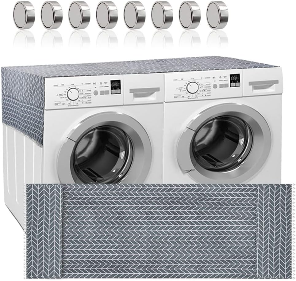 Washer and Dryer Covers for the Top, Nonslip Washer