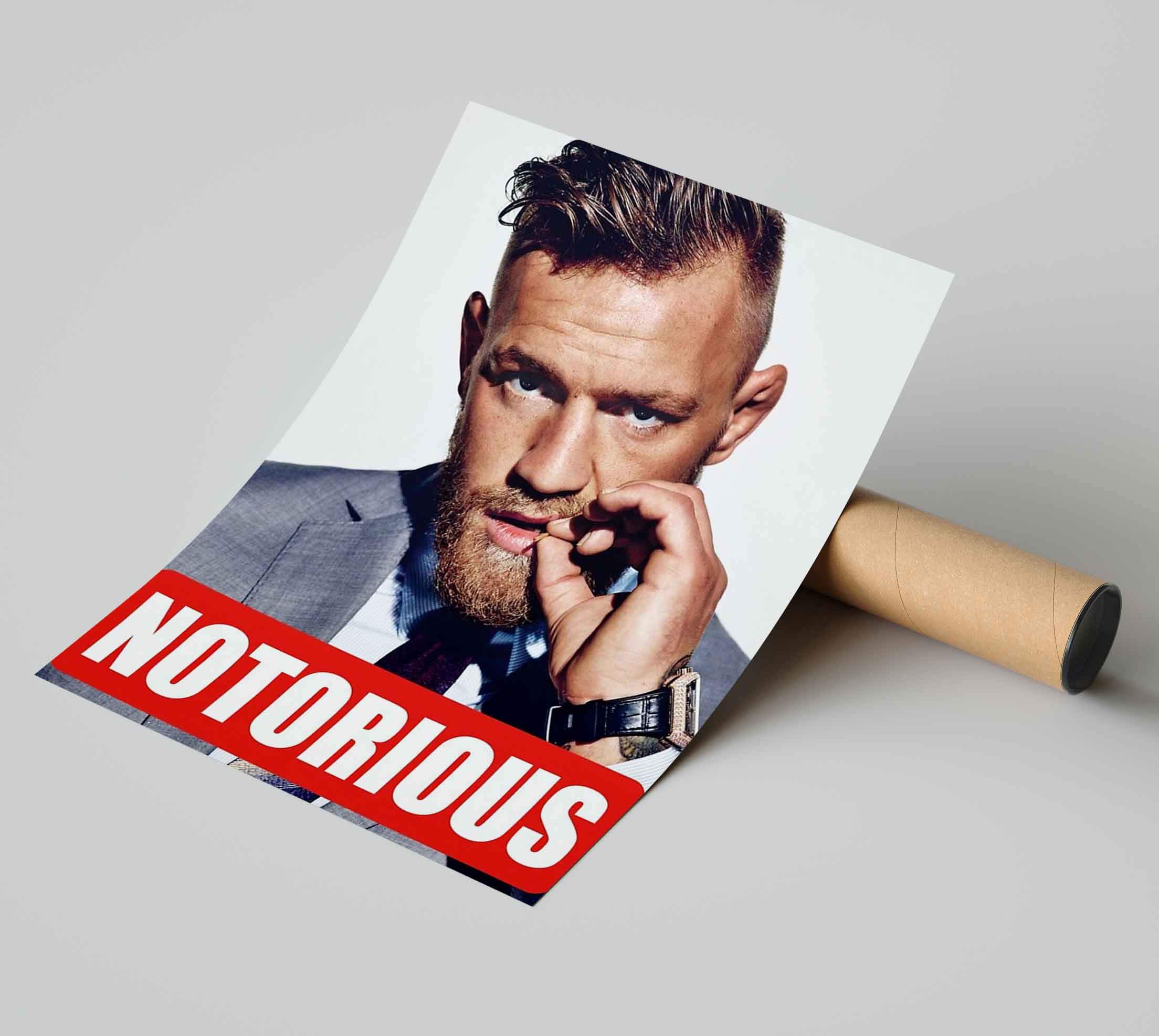 UFC Fighter Conor McGregor Poster (13 Inch X 19 Inch, Rolled) Multi Color