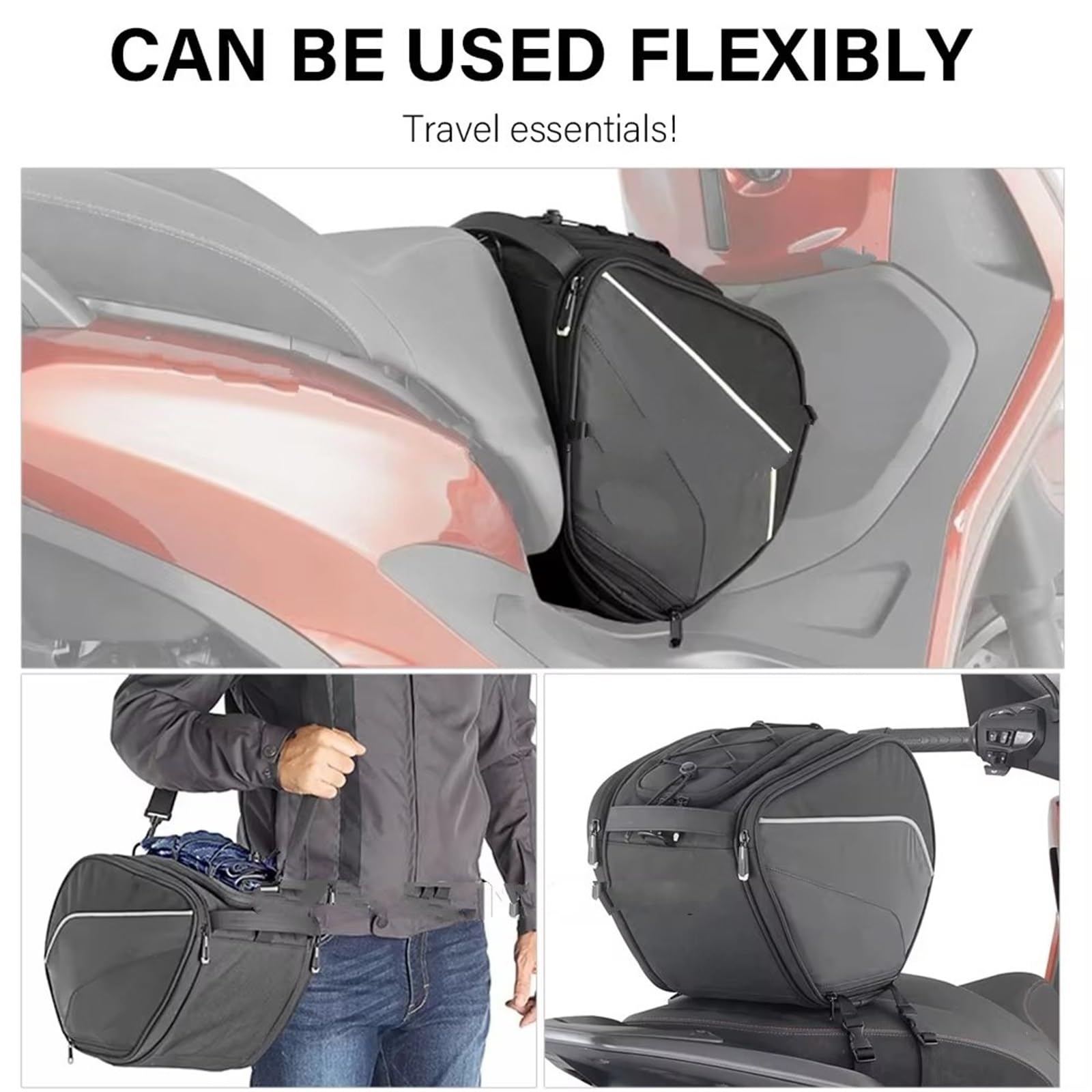 Borsa Moto Per ADV 350 Per Forza 350 300 Serbatoio Carburante Impermeabile Sottosella Borsa Porta Attrezzi Scooter Borsa Sella Moto