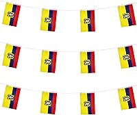 Vista 26 de ZXvZYT Cadena de bandera mexicana de México, pequeñas banderas de banderín de México, para gran apertura, eventos deportivos nacionales