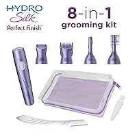 Vista 2 de Schick Hydro Silk Perfect Finish Trimmer, 8-in-1 Grooming Kit for Women