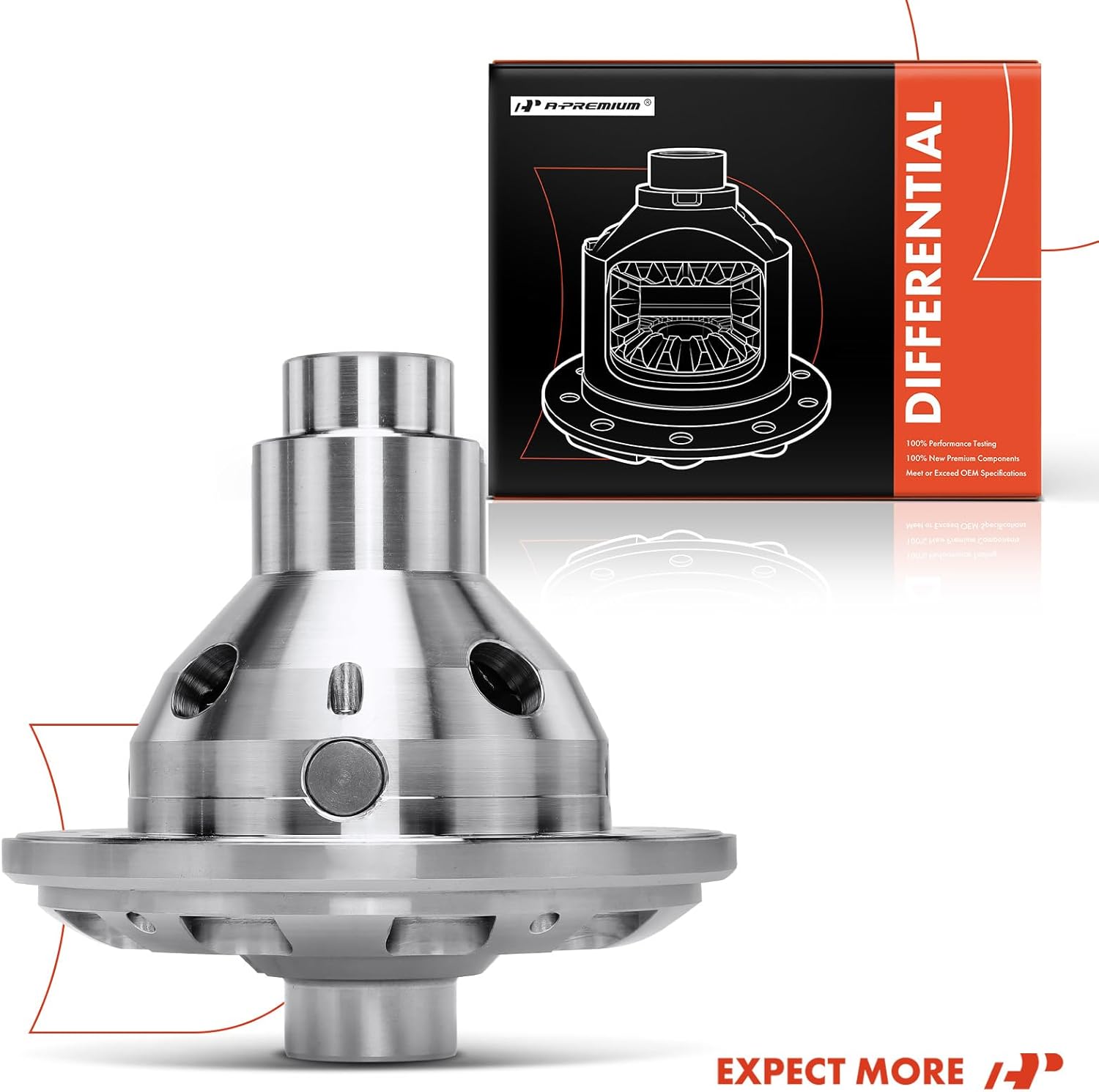 A-Premium Rear Differential Assembly Compatible with Ford 9" Posi Unit 4-Pinion 31 Spline 10 Bolt