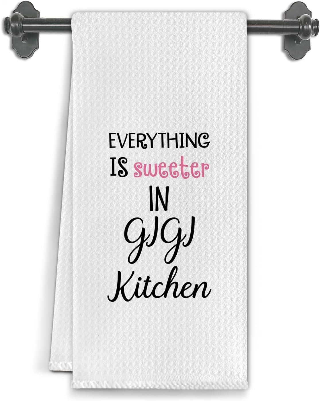 Mimi Grandma Kitchen Towels,Mimi Gifts for Grandma Dish Tea Towels for Kitchen Decor,Grandmother Gifts from Grandkids Decorative Hand Towel,16x24 Inch