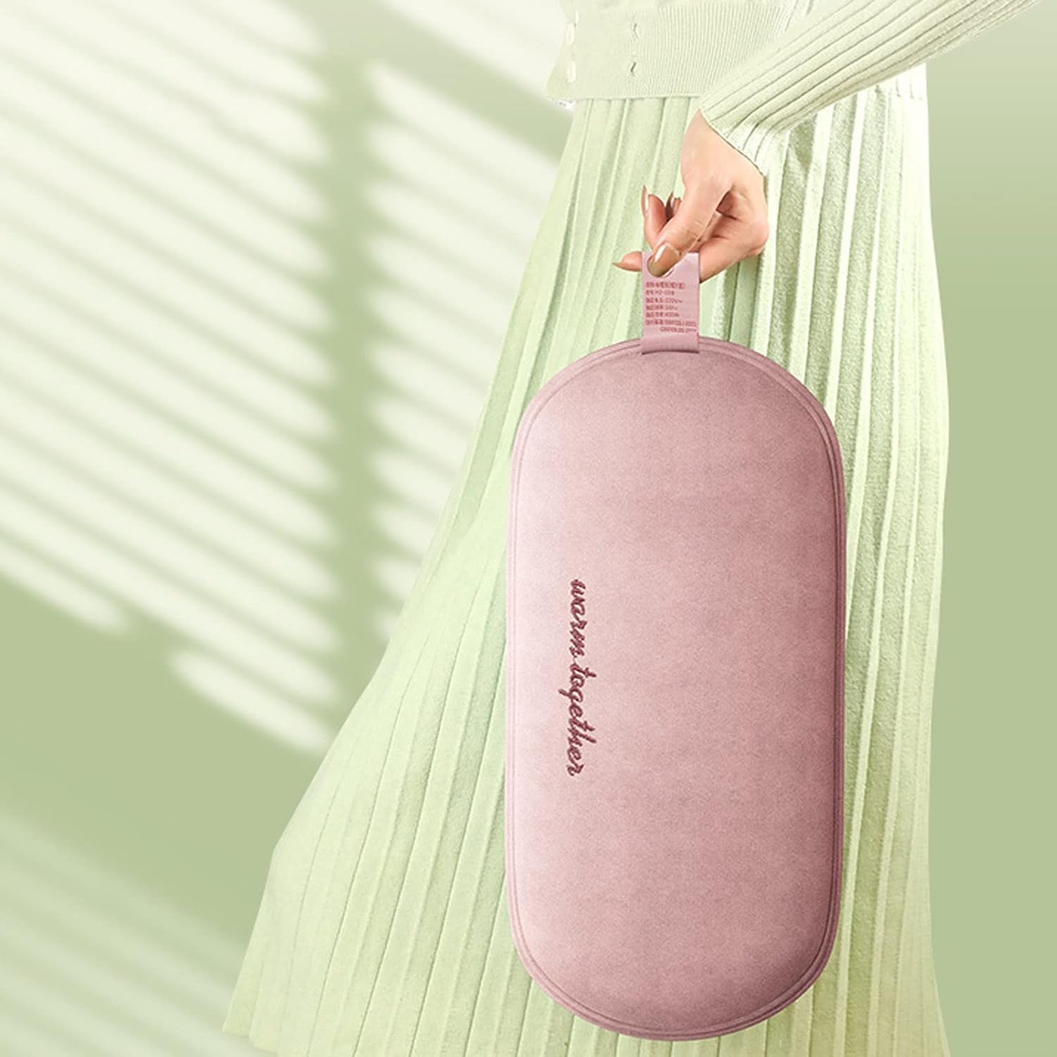 Hot Water Bottle,Rechargeable Electric Hot Water Bottle,Hot Water Bottle Belt for Neck,Shoulder,Back,Legs and Waist Warm (Color : B)