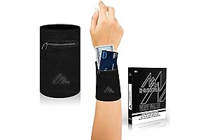 Wristband Wallet with Zipper - The Ideal Sweatband For Your Active Lifestyle