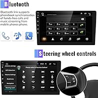 Vista 5 de CAMECHO 2+64G CarPlay & Android Auto Receptor estéreo para coche, Android 13 Doble DIN Radio de coche para Hyundai Accent Verna Solaris 2010-2016