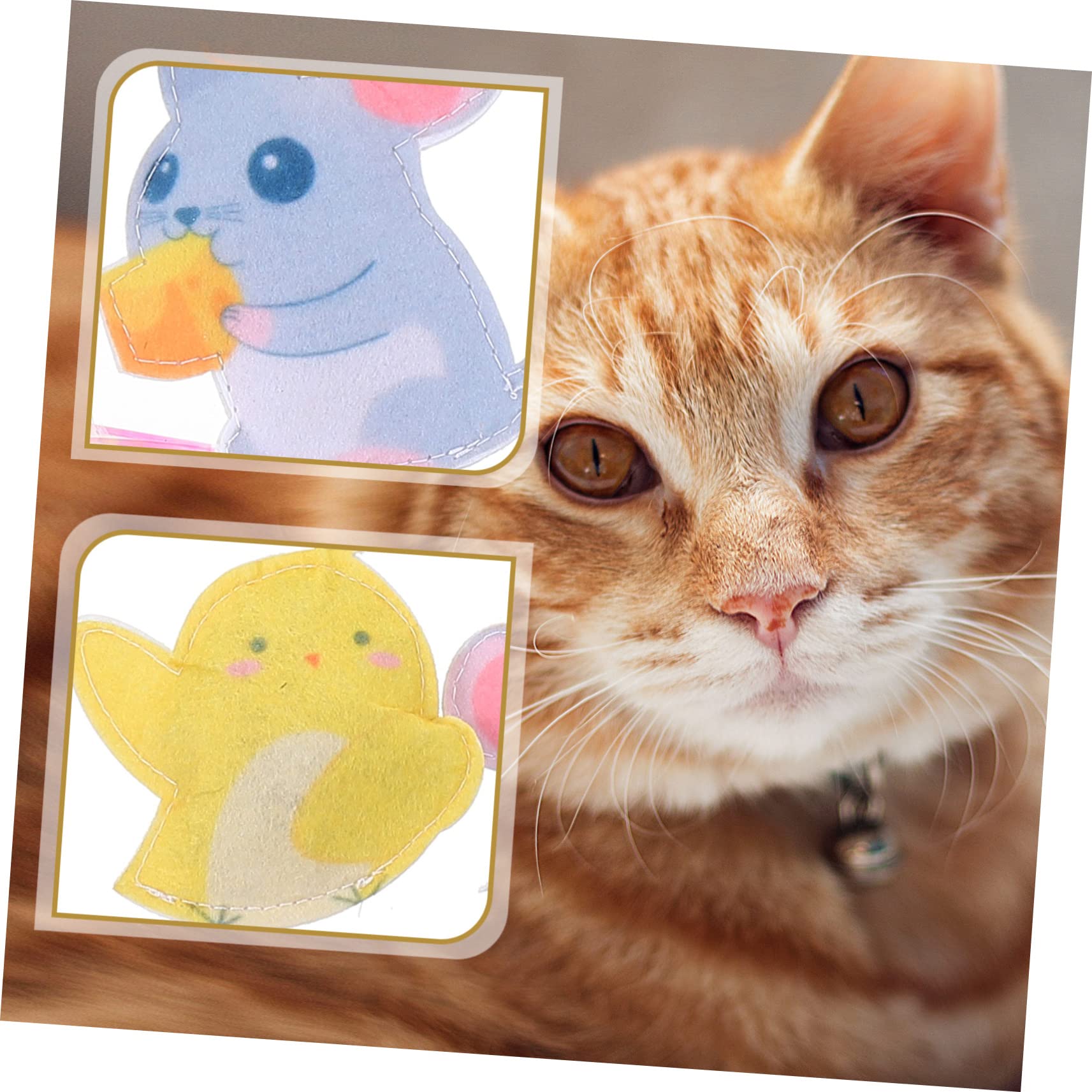 FRCOLOR 16stücke Katzen-Spielzeug Bunten Federn Und Geräuschen Interaktive - Für Katzen Selbstbeschäftigung Und Unterhaltung Innenräumen