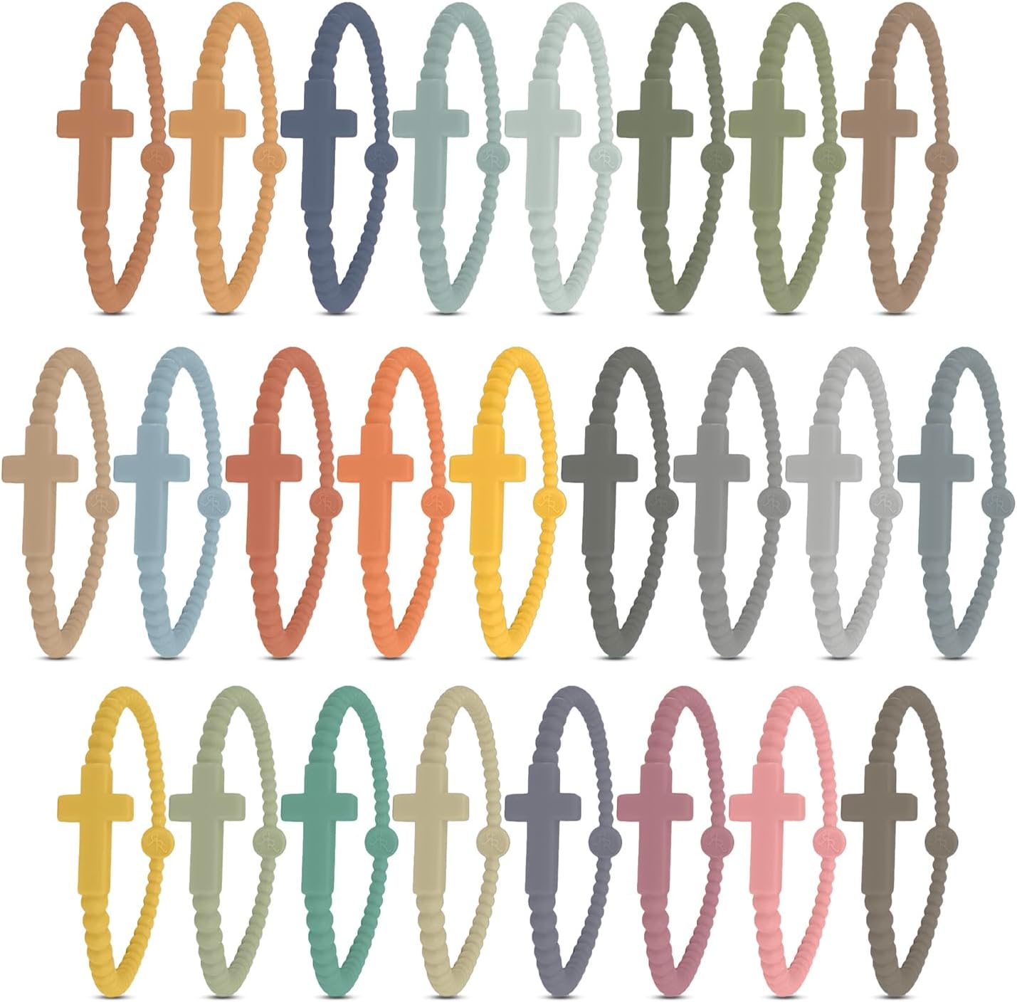 Ryan & Rose Jesus Bracelets - Cross Silicone Bracelet - Image 3