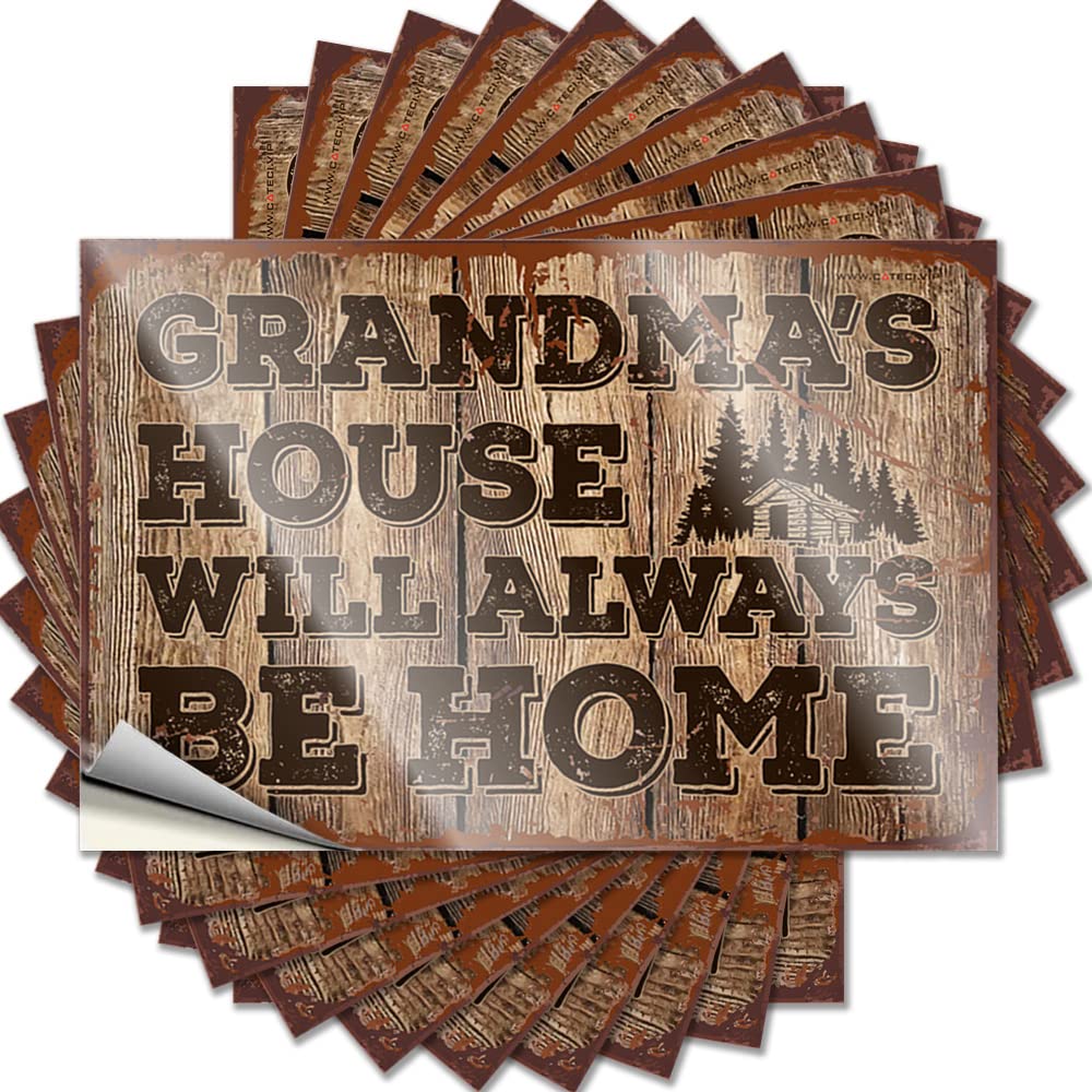 Fun Stuff, Saying Funny Haves Quote Stickers, Scented No Residue Decals for Luggage | Classroom Party Favor Custom Grandmas 's House Will Always Be Home(8X12CM)