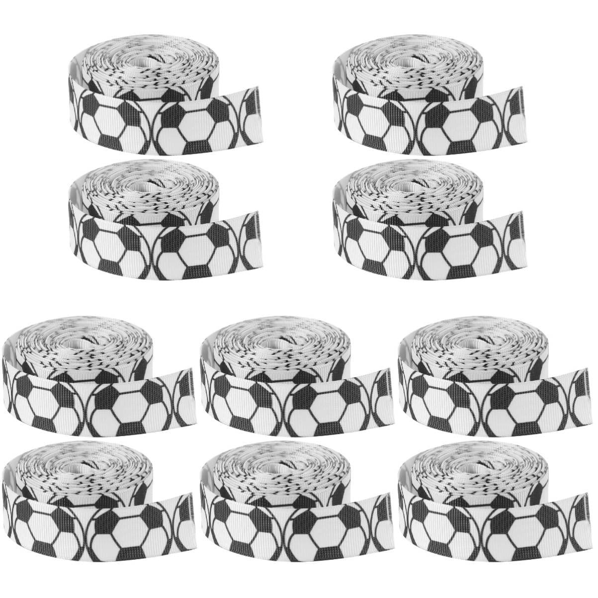 Ruban de football en toile de jute VILLCASE pour réussir facilement vos nœuds décoratifs rigides