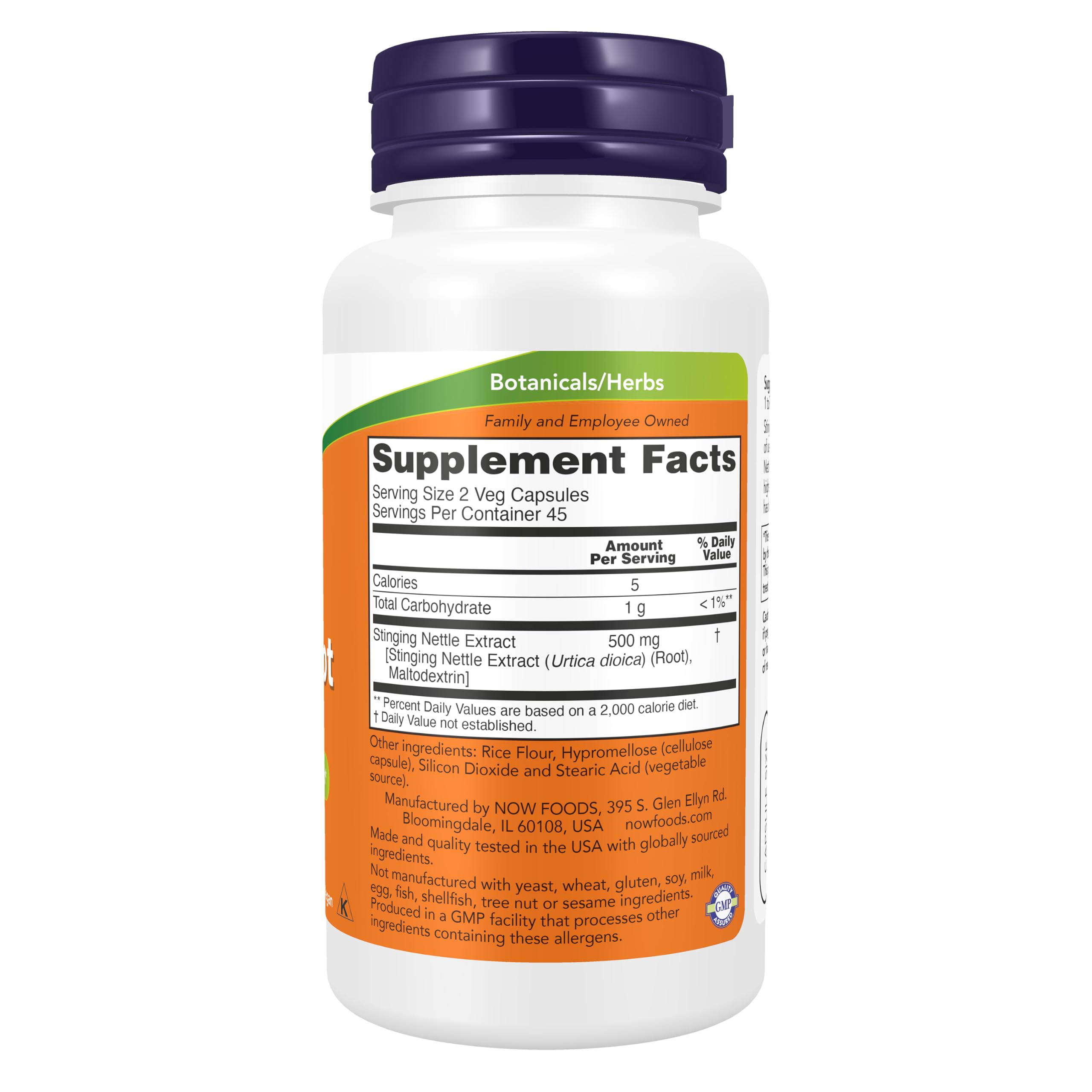 NOW Supplements, Stinging Nettle Root Extract, 90 Veg Caps — Amazon image 2