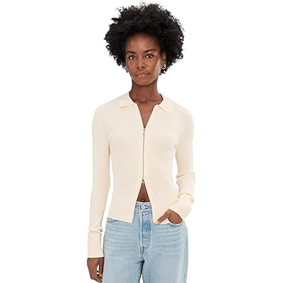 Sanctuary Only Yours Ribbed Zip Sweater