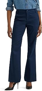 Women's Wrinkle Free Mid Rise Bootcut Pant
