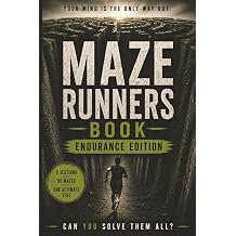 Maze Runners Book Endurance Edition Advanced Maze Challenges with Motivational Running Quotes for Focus, Discipline & Mental Toughness