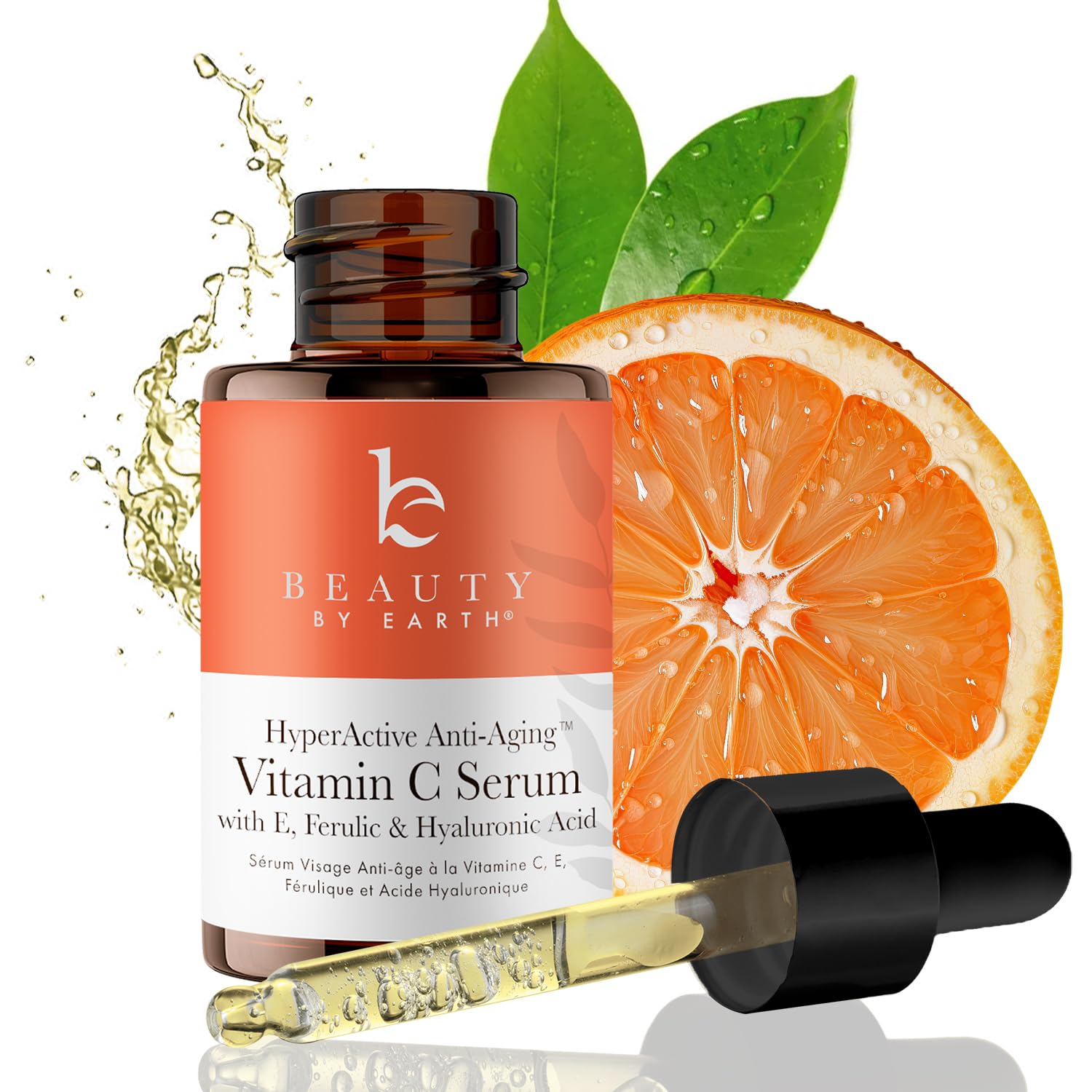 Vitamin C Serum for Face with Hyaluronic Acid - Vitamin C Face Serum for Women & Men, Anti Ageing Serum Vitamin C and Hyaluronic Acid, Brightening Serum Facial Serum & Skin Serum, Vit C Serum for Face