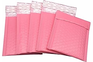 3.5x5 Inch Small Pink Padded Mailer Envelopes with Self-Seal for Shipping (50 Pack)