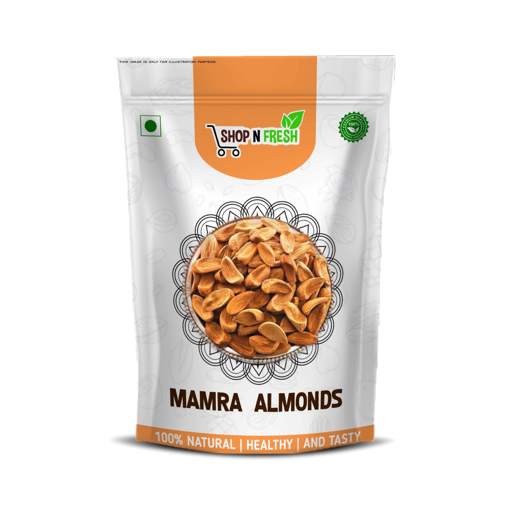 Shop N Fresh Kashmiri Mamra Almonds 400gm | Organic Mamra Giri Badam | 400gm (B0BYPHB7HT) Amazon Price History, Amazon Price Tracker