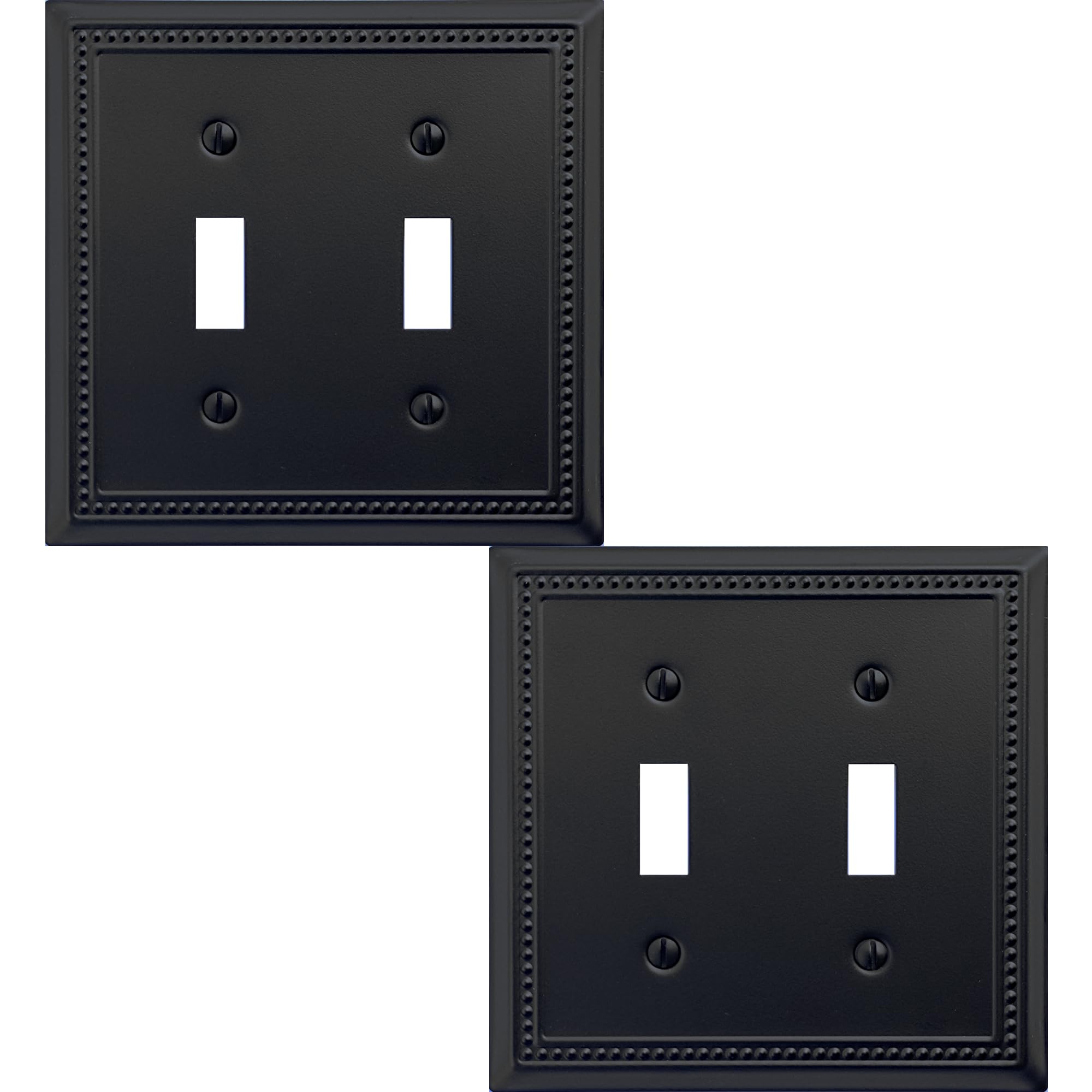 Beaded Wall Plates - Elegant White Decor -28