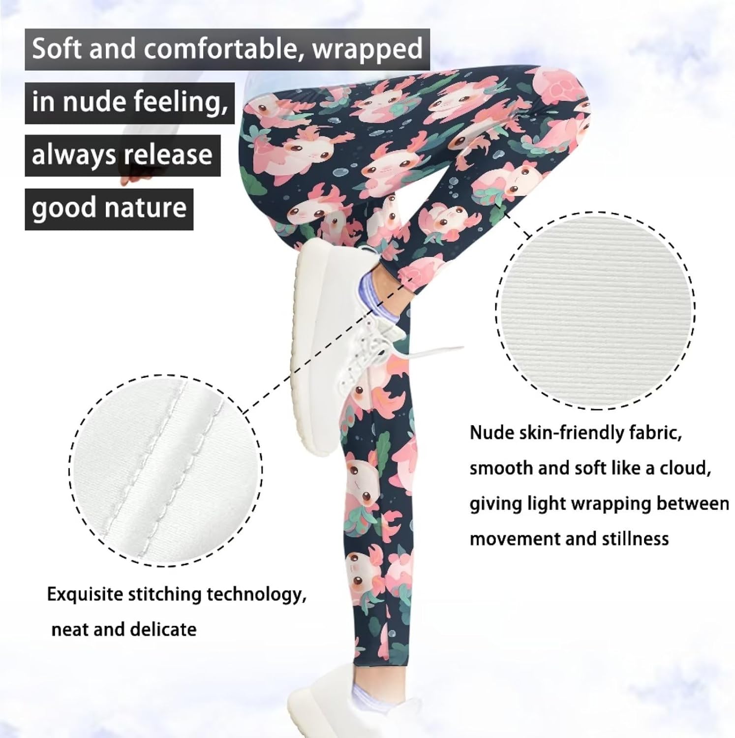 DISNIMO Girls Active Legging Athletic Dance Workout Running Yoga Pants Size 4-13