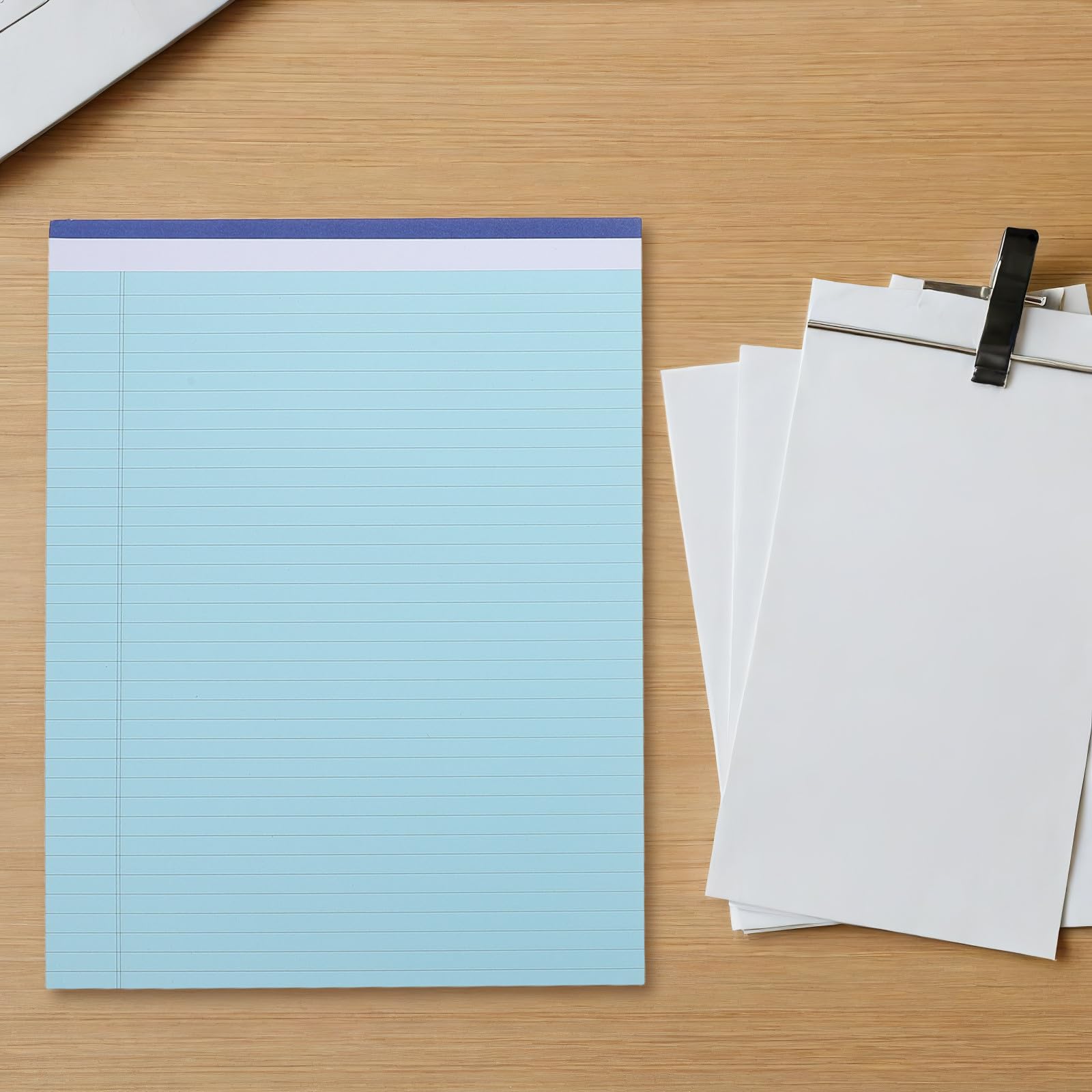 IMIKEYA 8 Stück Notizblock aus Papier für Schreibtisch mit Gelochten Blättern College Linierte Blätter für Glattes Schreiben und Effiziente Organisation Glatter Oberflächen