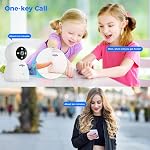 Hiseeu Indoor Security Camera, 2.4G/5G 5MP Pet Camera Baby Monitor