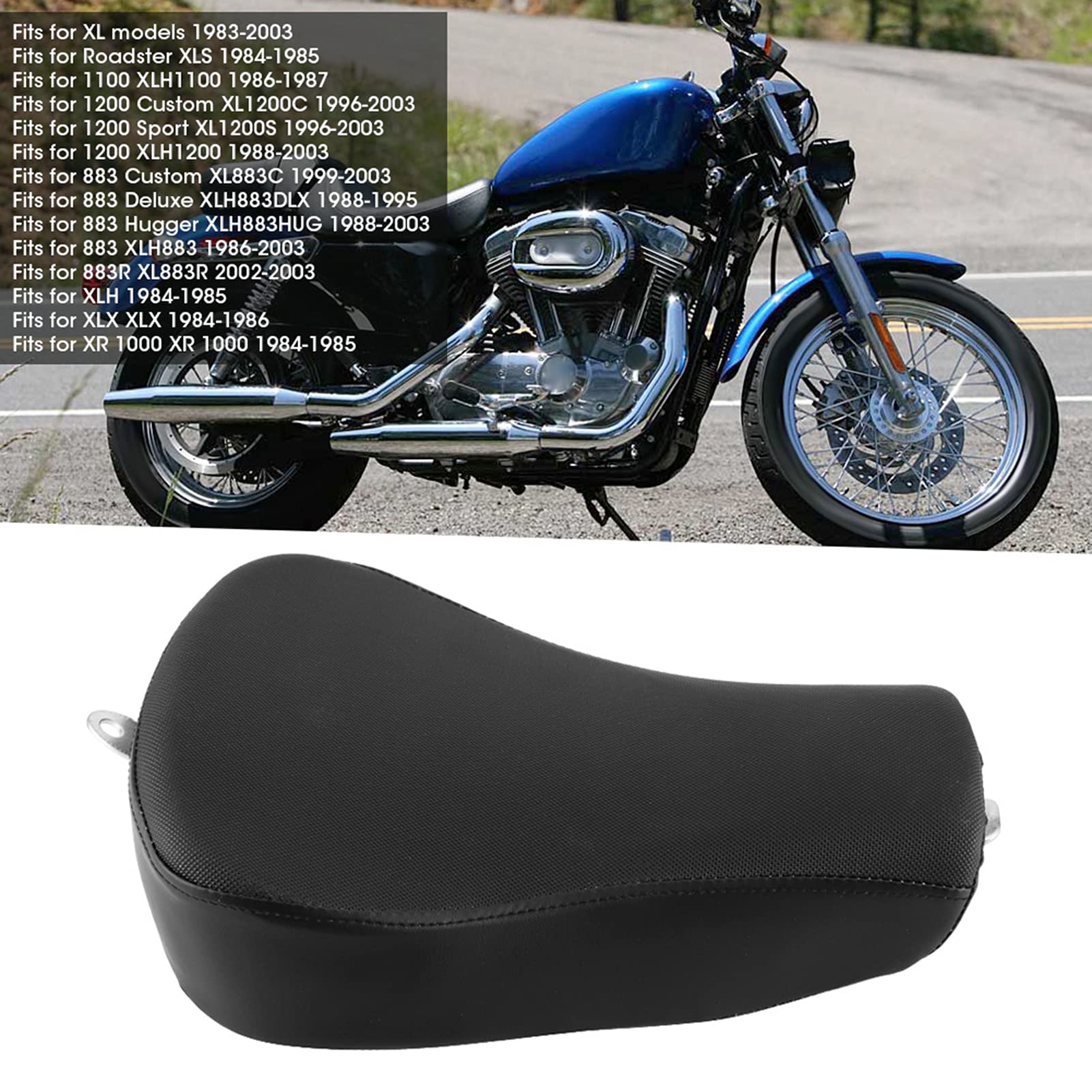 Podkładka kierowcy przedniego siedzenia motocykla miękka dla Roadster XLS 1984-1985