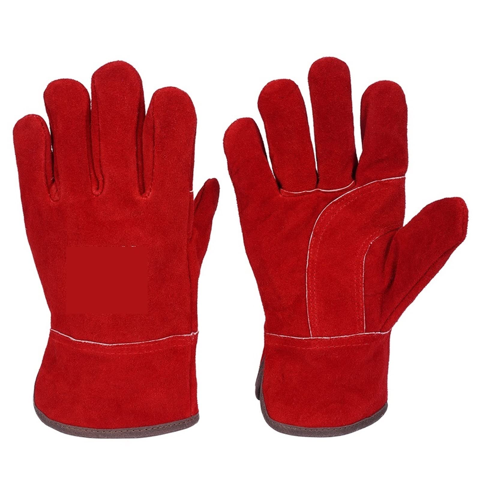 XTYPE I Guanti in semipelle saldata Sono Resistenti al Calore e Adatti per Cucinare/cuocere al Forno/Camino/manipolazione di Animali/Barbecue