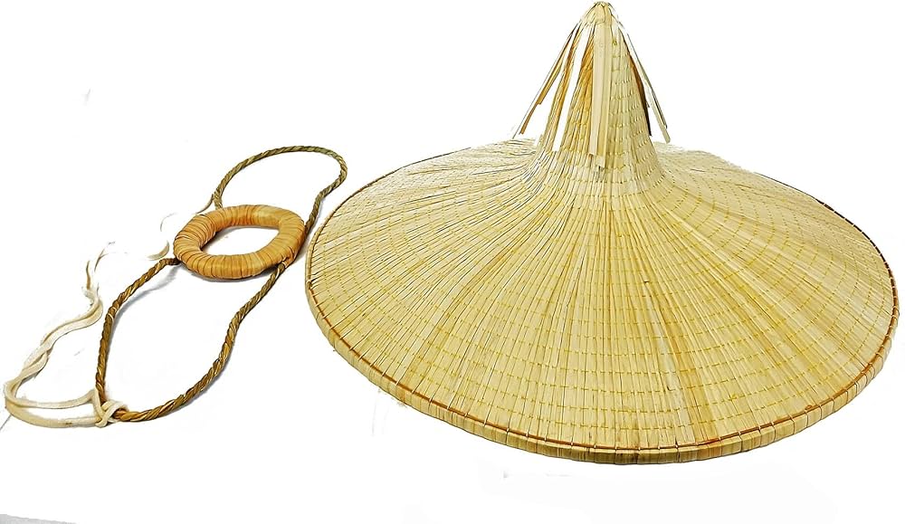 Amazon.co.jp: 菅笠 すげ笠 市女笠 装着用丸輪付 国産品 : ファッション