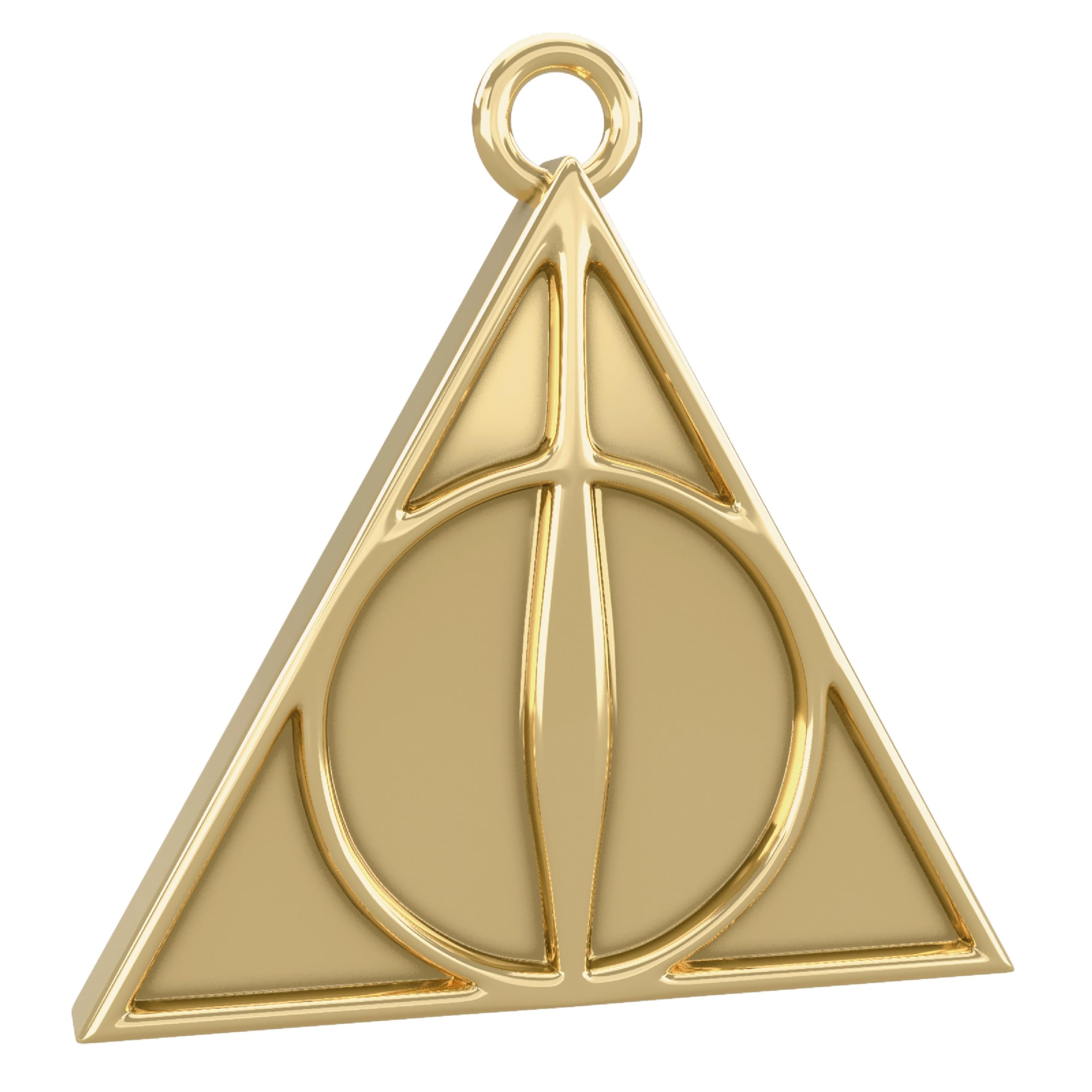 Hallmark Keepsake Harry Potter Ornaments - 3 Pack Deathly Hallows, Hedwig & Hogwarts Crest Design, Gold, Pack of 3 - Image 4
