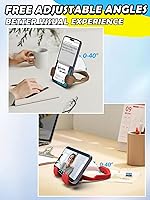 Vista 56 de Regalos para papá para el Día del Padre de parte de hija, hijo, soporte para teléfono celular: paquete de 2 soportes ajustables para teléfono