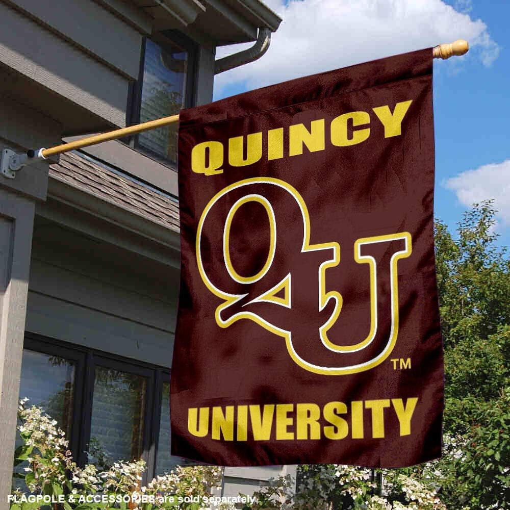 QU Hawks Double Sided House Flag