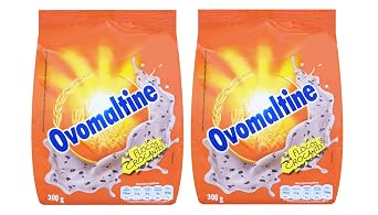 OVOMALTINE Flocos Crocantes de Chocolate 300gr. - 2 رقائق شوكولاتة / مالت 10.58 أوقية. - 2 حزمة.