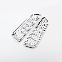 Vista 2 de Parachoques delantero parte inferior antiniebla Ventilación cromada nido de abeja Cubierta para Ford F150 Raptor 2015-2020 Accesorios